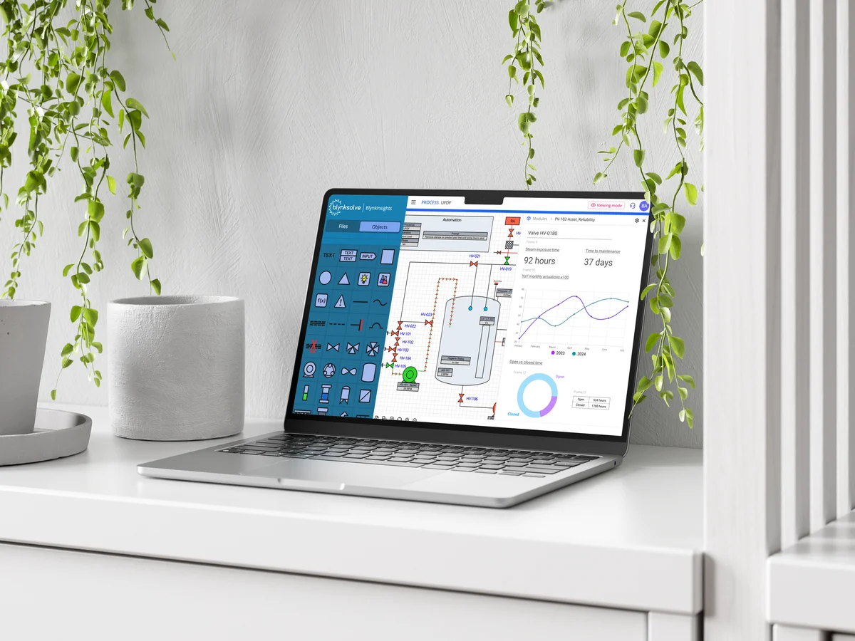 Marketing render showing BlynkDesign and BlynkInsights product views
